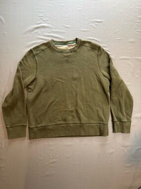 G.H. Bass & Co. Olive Green Crewneck Sweatshirt